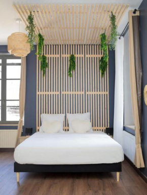 EVASION TROPICALE - studio avec spa, cosy et rénové au cœur de Soissons - 2 pers